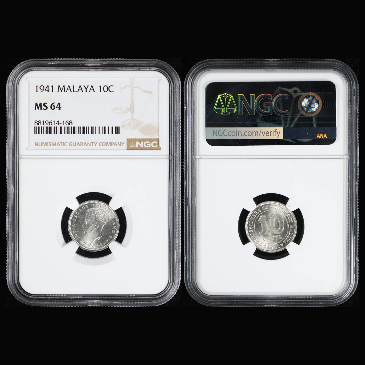 NGC 1941 Year Malaysian Coins for sale | eBay