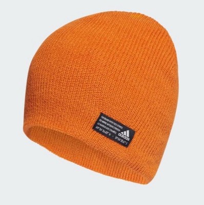 adidas H31130 performance Mütze Focus Orange glatt gestrickt Gr. M/L gerippt OVP