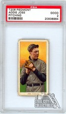 Addie Joss 1909 T206 Pitching Piedmont 350 Card PSA 2 Good