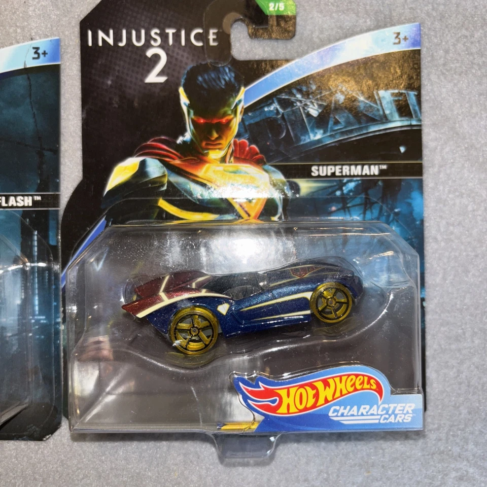 2 Hot Wheels Batman Injustice 2 Comics Characters - Image 3 of 4