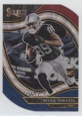 2020 Select Field Level Tri-Color Prizm Die-Cut Bryan Edwards Rookie RC 0vf5