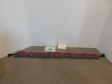 Longaberger Tassel Tie- Evergreen Plaid NIB