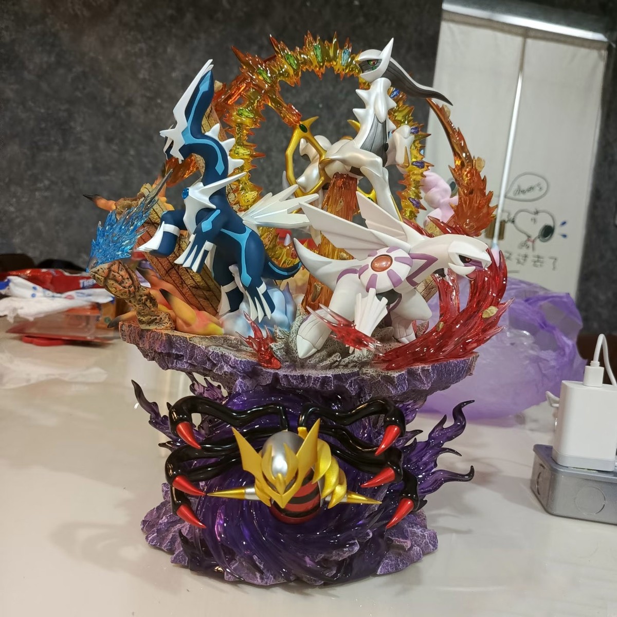 PPAP Studio Arceus Giratina Palkia Dialga Resin Statue Original