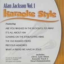 ALAN JACKSON - Daywind Karaoke Style: Alan Jackson Vol. 1 - CD - Karaoke - VG 