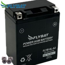Batteria per Suzuki LS 650 F Savage sterzo piatto 88 FlyBat YB14L-A2 AGM chiusa