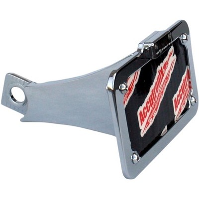 Accutronix Side mount License Plate Assembly - Chrome LPF092HV-C