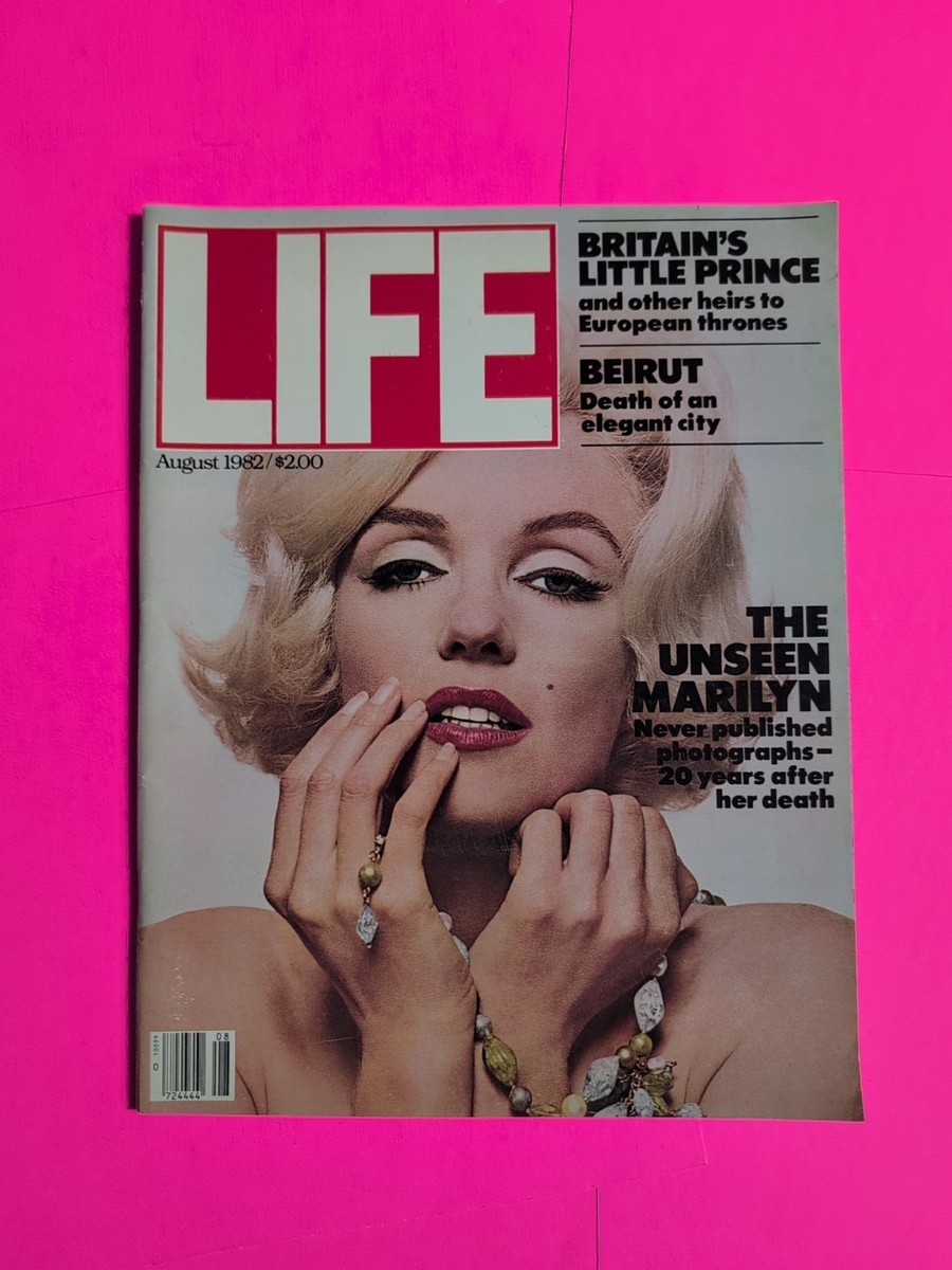 LIFE MAGAZINE AUGUST 1982, UNSEEN MARILYN (MONROE) PHOTOS 20 YRS