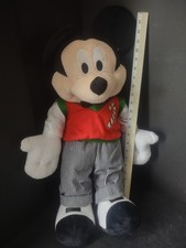 Mickey Mouse Christmas Disney Plush Standing Porch Greeter Gemmy 22" lot 2605j 