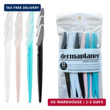 Dermaplane Razor Eyebrow Razors Dermaplaning Tool For Face Shaver 12Pack Four