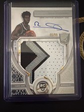 Sidy Cissoko 2023-24 Topps Royalty Rookie Patch Auto /99 RC Spurs RPA On-Card. rookie card picture