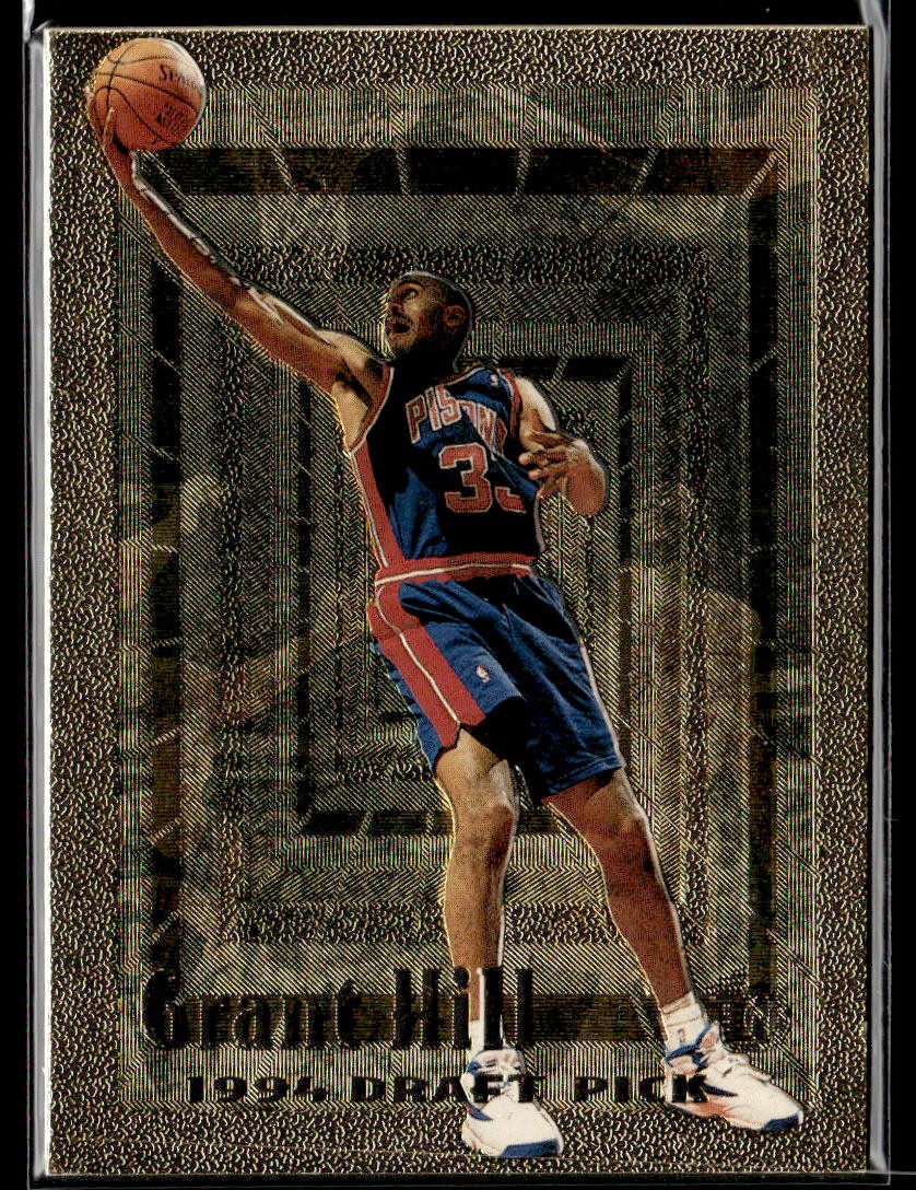 1994-95 Topps Embossed #103 Grant Hill Rookie GOLD Golden Idols