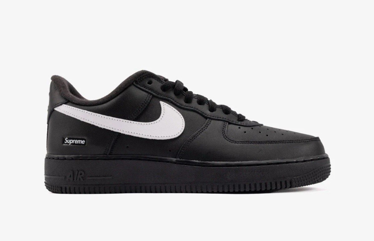 Supreme x Nike Air Force 1 Low Black White CU9225-002 2025 | eBay