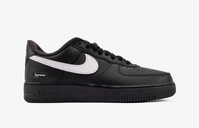 Supreme x Nike Air Force 1 Low Black White CU9225-002 2025 | eBay
