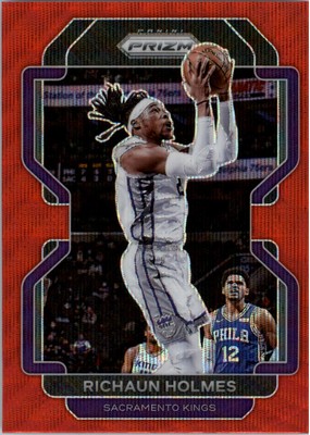 2021-22 Panini Prizm Prizms Ruby Wave #170 Richaun Holmes - BSK