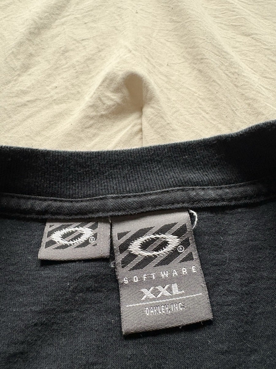 Vintage 90's Oakley Software USA Long Sleeve Flame Tee Size 2XL | eBay