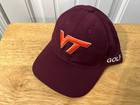 Virginia Tech Hokies "Golf" Hat Cap Nwt Free Shipping!