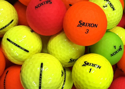 5 Dz Srixon Soft Feel Colored Golf Balls AAA Grade-High Visibility-Used/Recycled