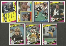 1984 Topps Pittsburgh Steelers 17 card Team Set Terry Bradshaw Jack Lambert