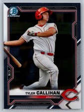 2021 Bowman #BCP-91 Tyler Callihan Chrome Prospects *RE