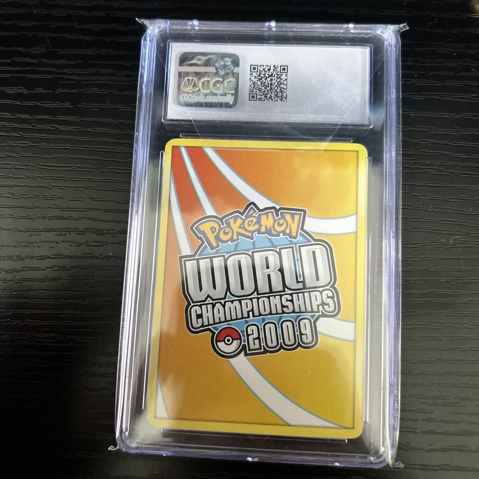 Mewtwo LV.X 144/146 U. Rare Pokemon 2009 World Champ. Decks David Cohen CGC 8 - Image 2 of 2