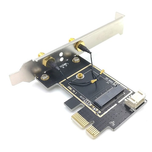 NGFF to PCI-E Card M.2 to PCIE WiFi Bluetooth PC adapter For Intel AX200 - Afbeelding 2 van 6
