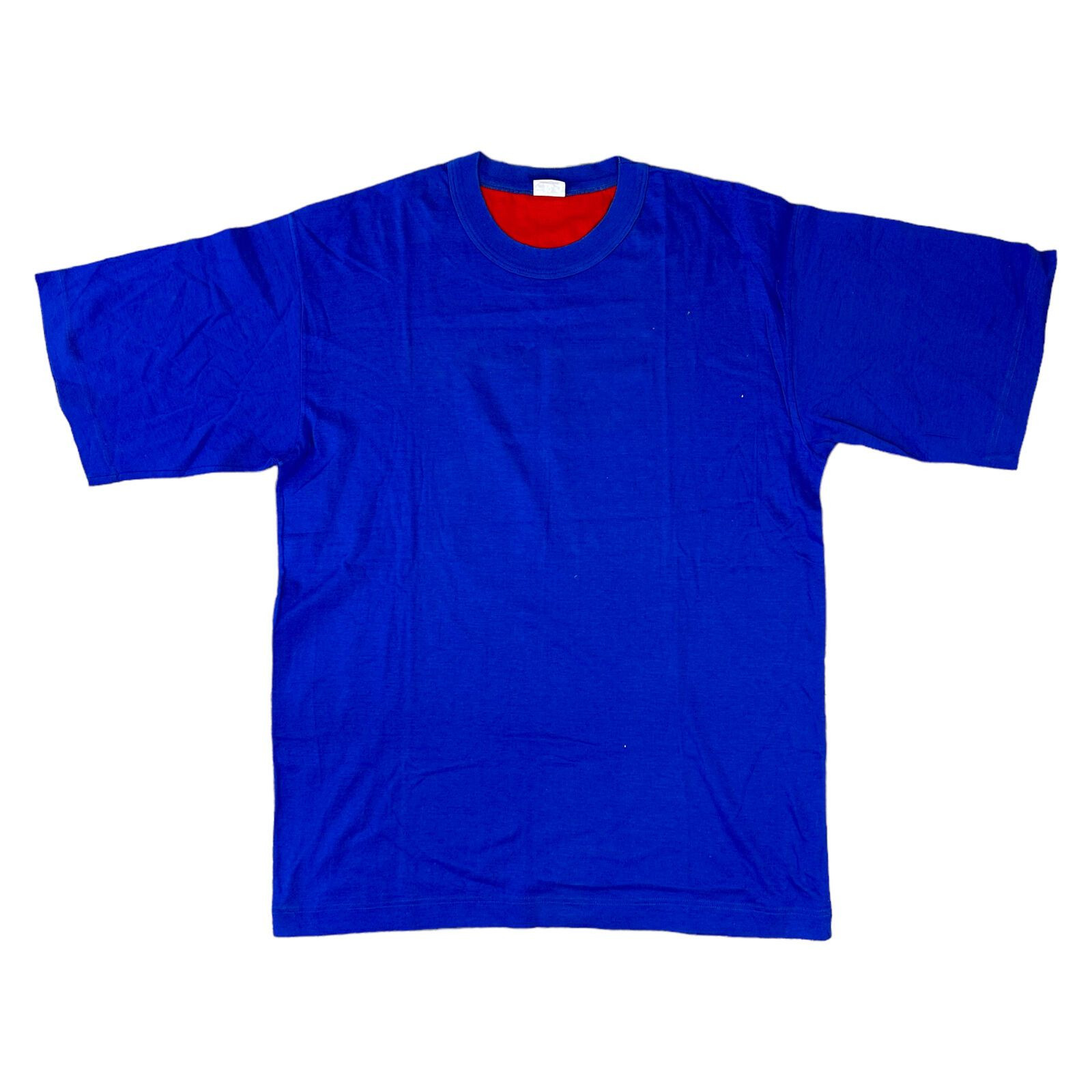 T shirt Fila vintage regolare manica corta blu uomo piccola