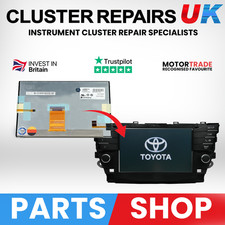 TOYOTA AVENSIS SAT NAV DISPLAY SCREEN LCD 86140-05250 DISPLAY & TOUCHSCREEN