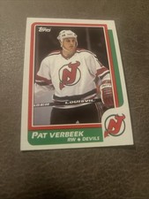 1986 - 1987 Topps #46 Pat Verbeek New Jersey Devils 8 - NM/MT NHL Hockey Card