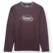 HONOR THE GIFT LO-FI LONG SLEEVE T-SHIRT BROWN M RRP£100