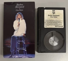 Barbara Streisand One Voice Betamax Tape CBS Fox Video 1987 BETA