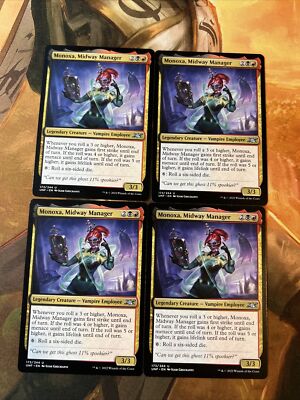 x4 Monoxa, Midway Manager U MTG Unfinity M/NM, Magic The Gathering