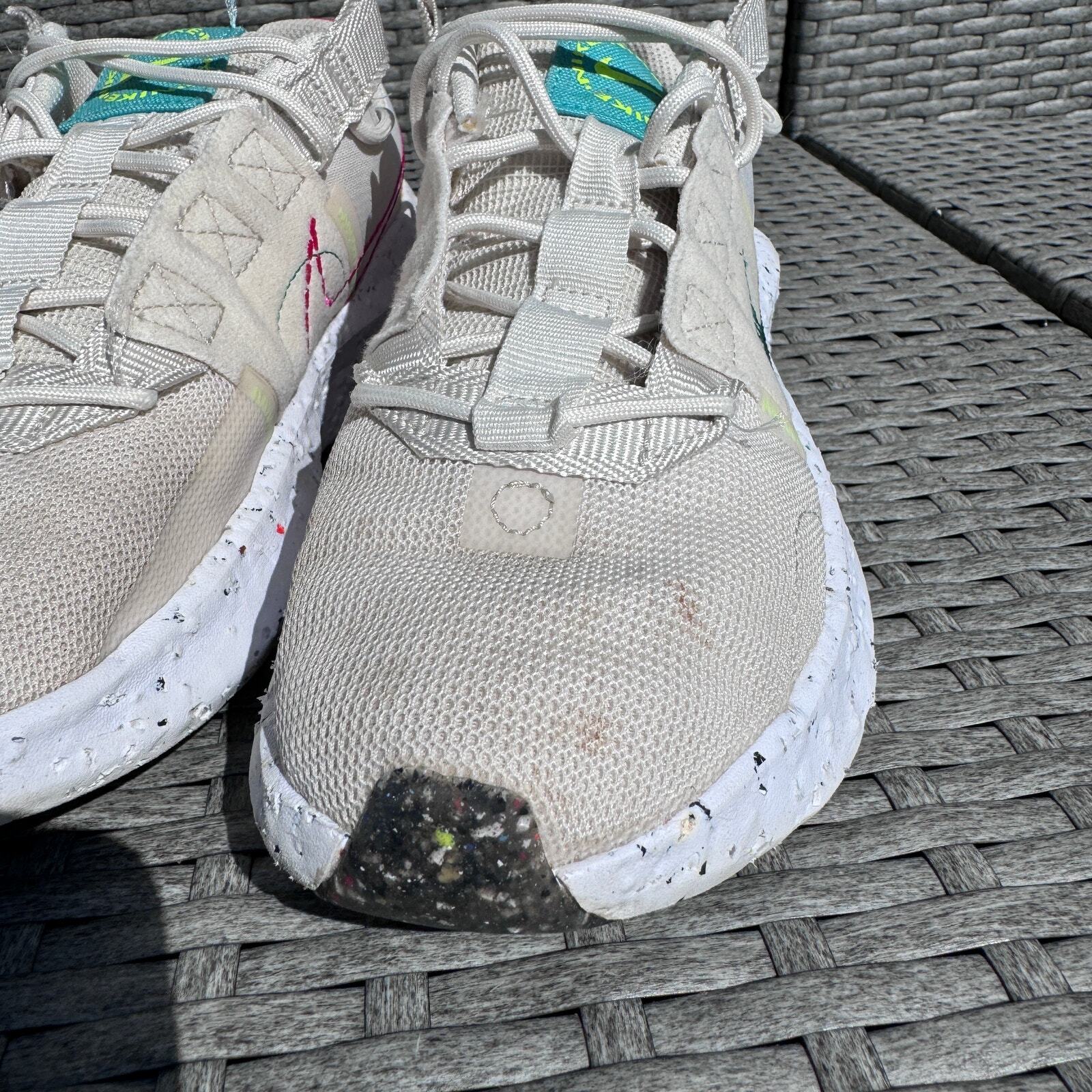 Nike Crater Impact Running Shoes Sneakers Low Top CW2386-004 Beige Womens Size 8 thumbnail 4