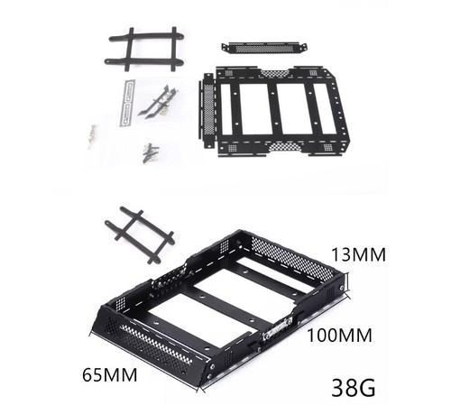 Portapacchi superiore in metallo per DJ TRX4M 1/18 BRONCO tridimensionale %%% - Foto 6 di 7