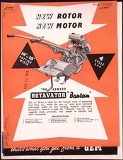 1954 The Howard Rotavator Gem Series IV Dealer Brochure& Price List