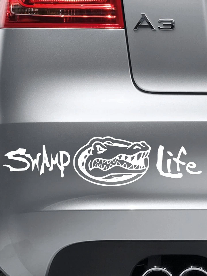 Swamp Life Gator UF University of Florida Gators vinyl decal car window sticker - Image 3 of 4