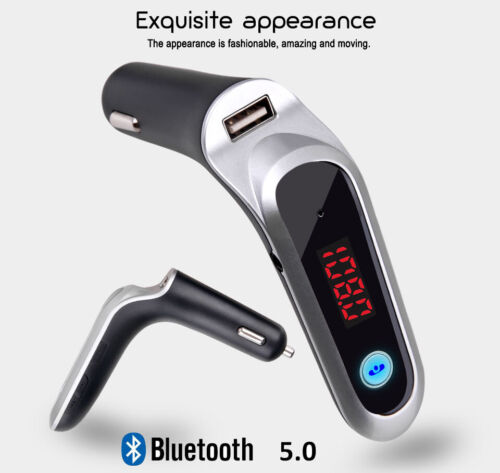 Trasmettitore FM Bluetooth Wireless Kit Auto Lettore MP3 AUX Radio Porta di Ricarica USB - Foto 2 di 21