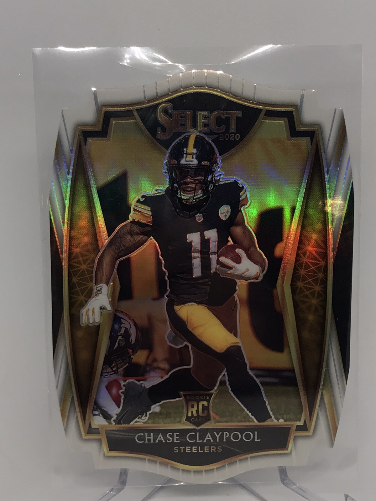 2020 Select Chase Claypool Rookie Premier White Prizm Die Cut RC #170 Bears