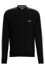 HUGO BOSS MENS BLACK TRACKSUIT COL JACKET 50511037001