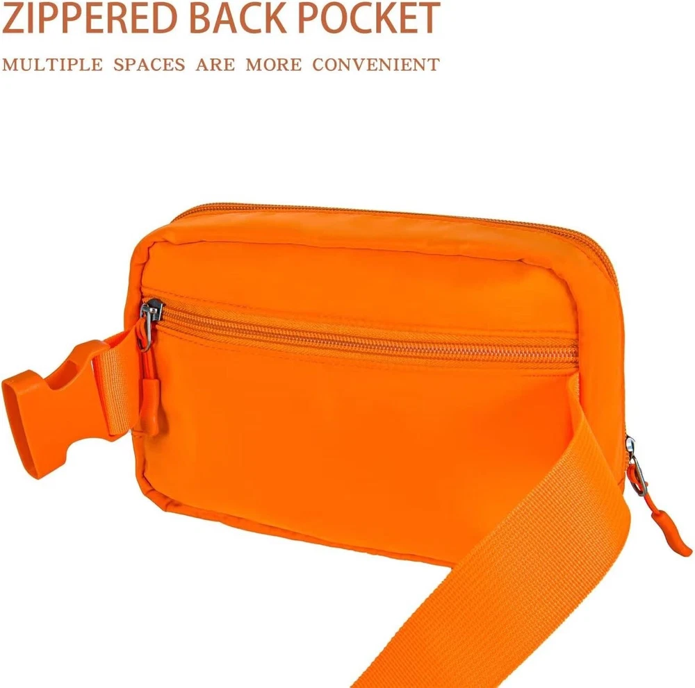 Women's Light Orange Everywhere Belt Bag - Crossbody Fanny Pack