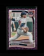 2024 Panini Stars & Stripes USA Purple #148 Mason Molina /99