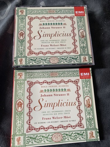 Strauss: Simplicius EMI 2 Disc Box Set (b63/3) - Picture 3 of 4