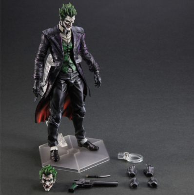 PLAY ARTS改 BATMAN Arkham Origins ジョーカー Batman: Arkham Origins Play Arts Kai Joker Action Figures Toys The