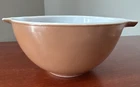 VTG Pyrex Town & Country 441 Brown Cinderella Mixing Bowl 1 1/2 Pint 6"diameter