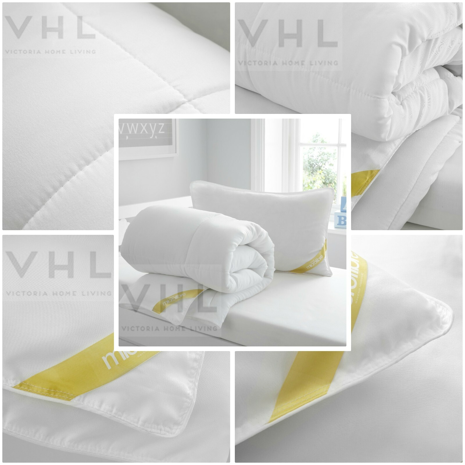 Kids AntiAllergy Luxury Quality Microfiber Cot Bed Duvet and Pillow