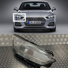 Audi A5 8W Headlight Headlamp Glass Lens Cover Right Side 2016-2020 S5 RS5