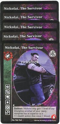 Nickolai, The Survivor x5 Tremere antitribu 3rd Ed VTES Jyhad