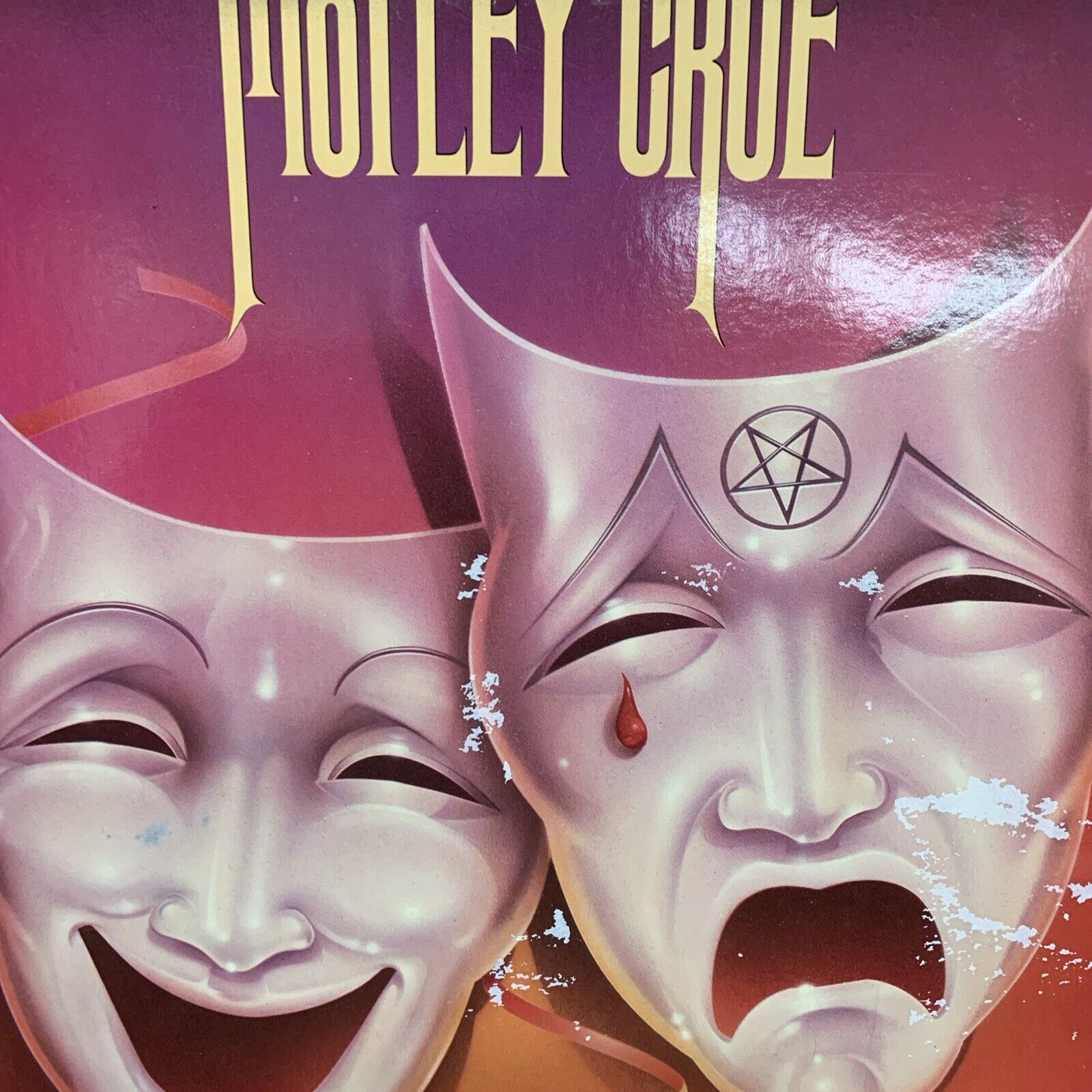 Theatre Of Pain - Motley Crue Vinyl LP 1985 Elektra Records VG E1 60418