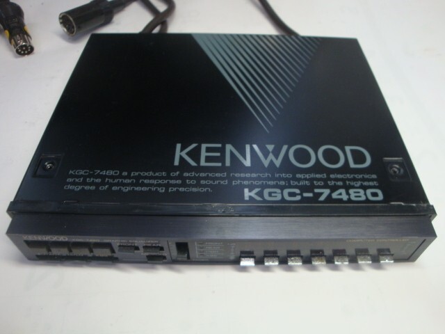 Kenwood　テスター　DL-94 Kenwood KGC-7480 Graphic Equalizer Spectrum Analyzer 1DIN Car