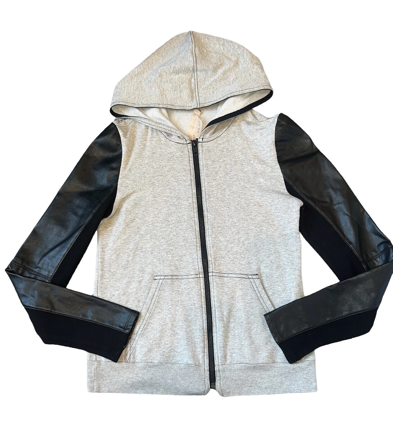 Faux Leather Hoodies for Women