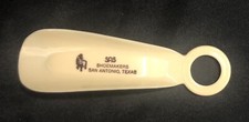 SAS Shoemakers ADVERTISING Shoe Horn San Antonio Texas